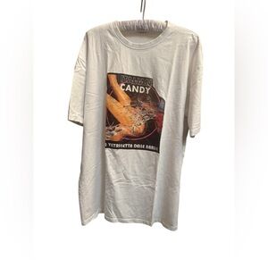 ITALIAN CANDY COTTON HERITAGE T Shirt White Men’s Size XL New Unisex Tee T shirt